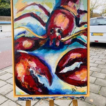 schilderij "Lovely Lobster"