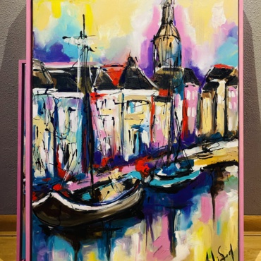 schilderij "hoge der Aa"